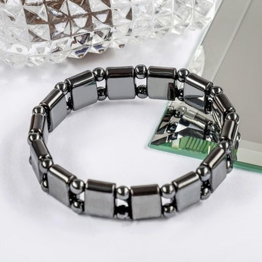 Magnetic Black Stone Sugar Control Bracelet for Men & Women